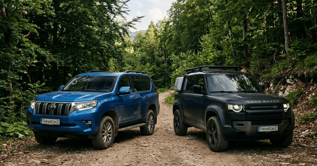 TokyoCarZ - Land Cruiser Prado vs Land Rover Defender