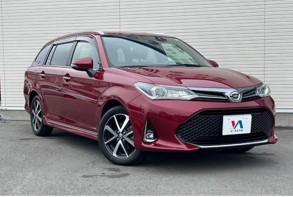 TokyoCarZ - 2019 Sensual Red Mica Toyota Corolla Fielder GW-B for sale