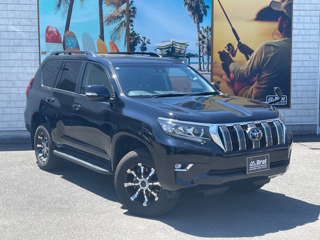 TokyoCarZ - 2023 Black Toyota Land Cruiser Prado 2.7 TX L Package 4WD Toyota Safety Sense Black Leather Seats Genuine 9-inch Navigation System for sale