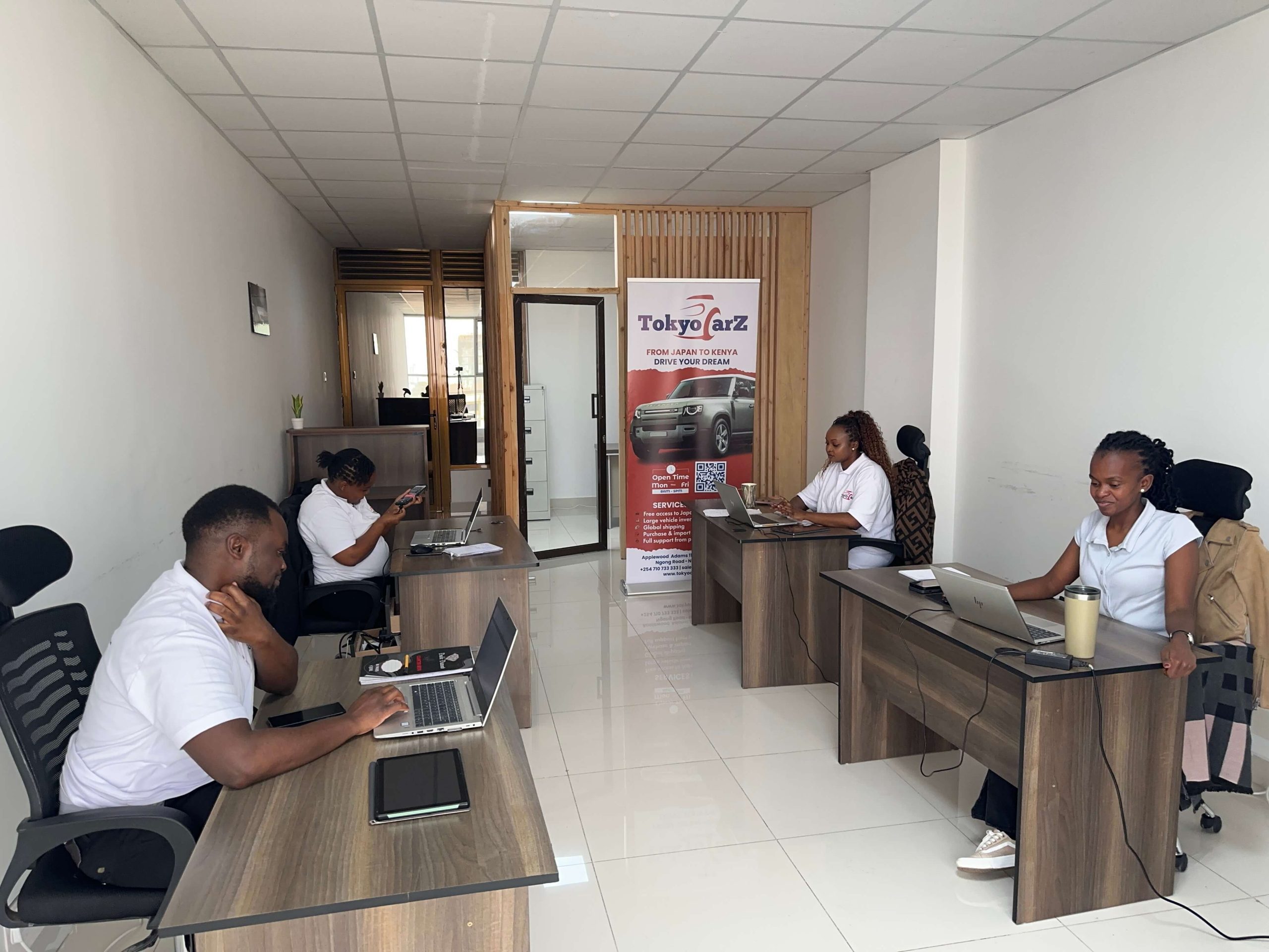TokyoCarZ Kenya -- Nairobi Office Interior
